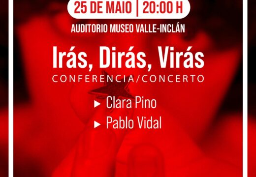Clara Pino e Pablo Vidal homenaxean a Xela Arias coa charla musicada Irás, Dirás, Virás